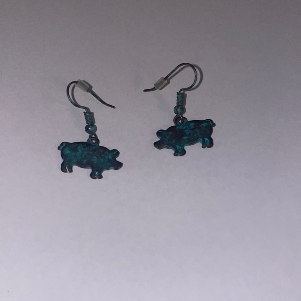 Pig earrings